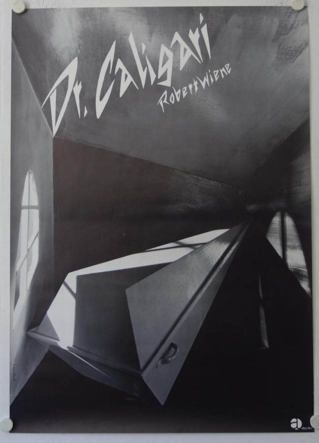 Das Kabinett des Dr. Caligari originales deutsches A0-Filmplakat (R80s)